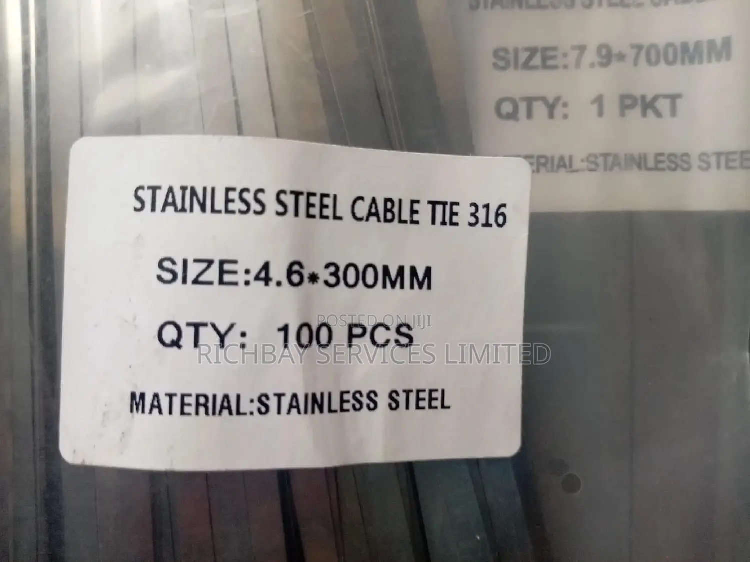 316 Stainless Steel Cable Tie