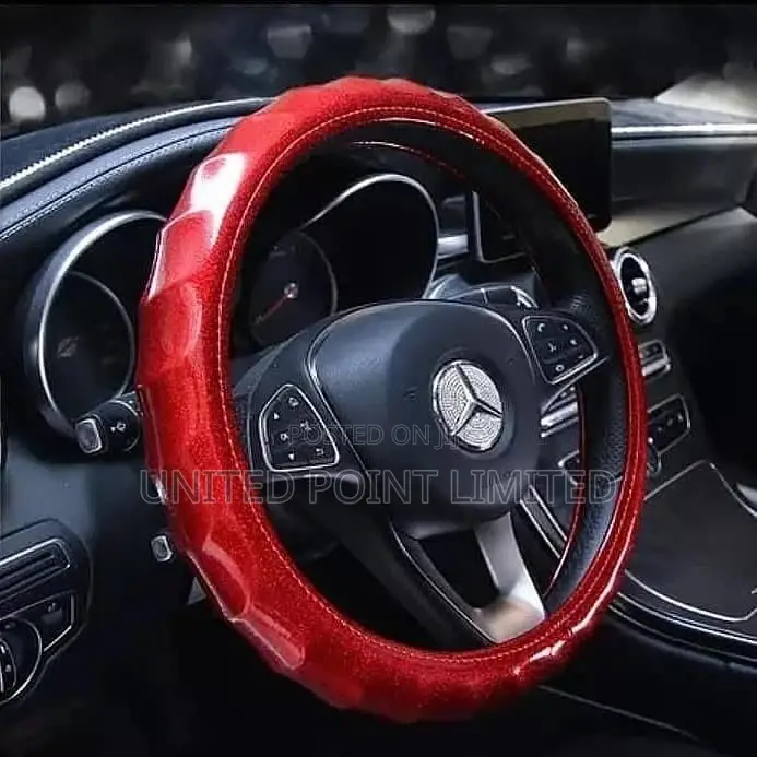 Formica Steering Wheel Cover Red
