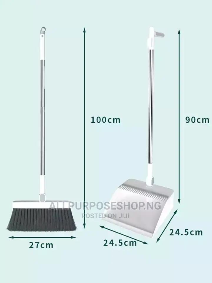 Brush and Foldable Dustpan/Broom With Handpan