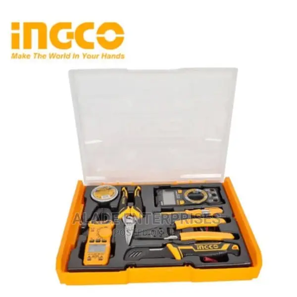 7pcs Telecom Tools Set With Clamp Meter And Multimeter
