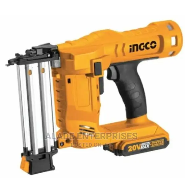 Cordless Brad Nailer Kit - 20v With 2 X Battery and Charger