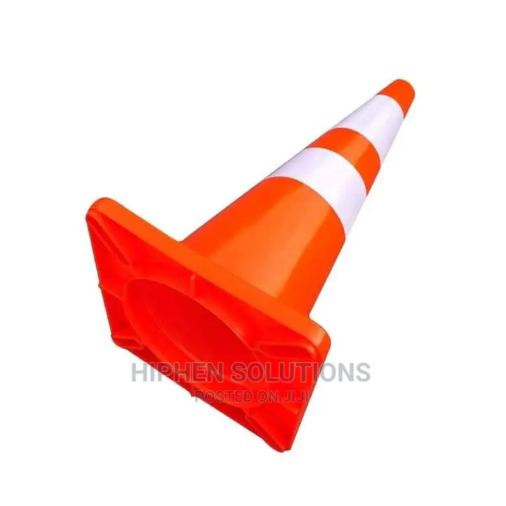Top Sale 70cm Flexible Reflective PVC Orange Safety Cone