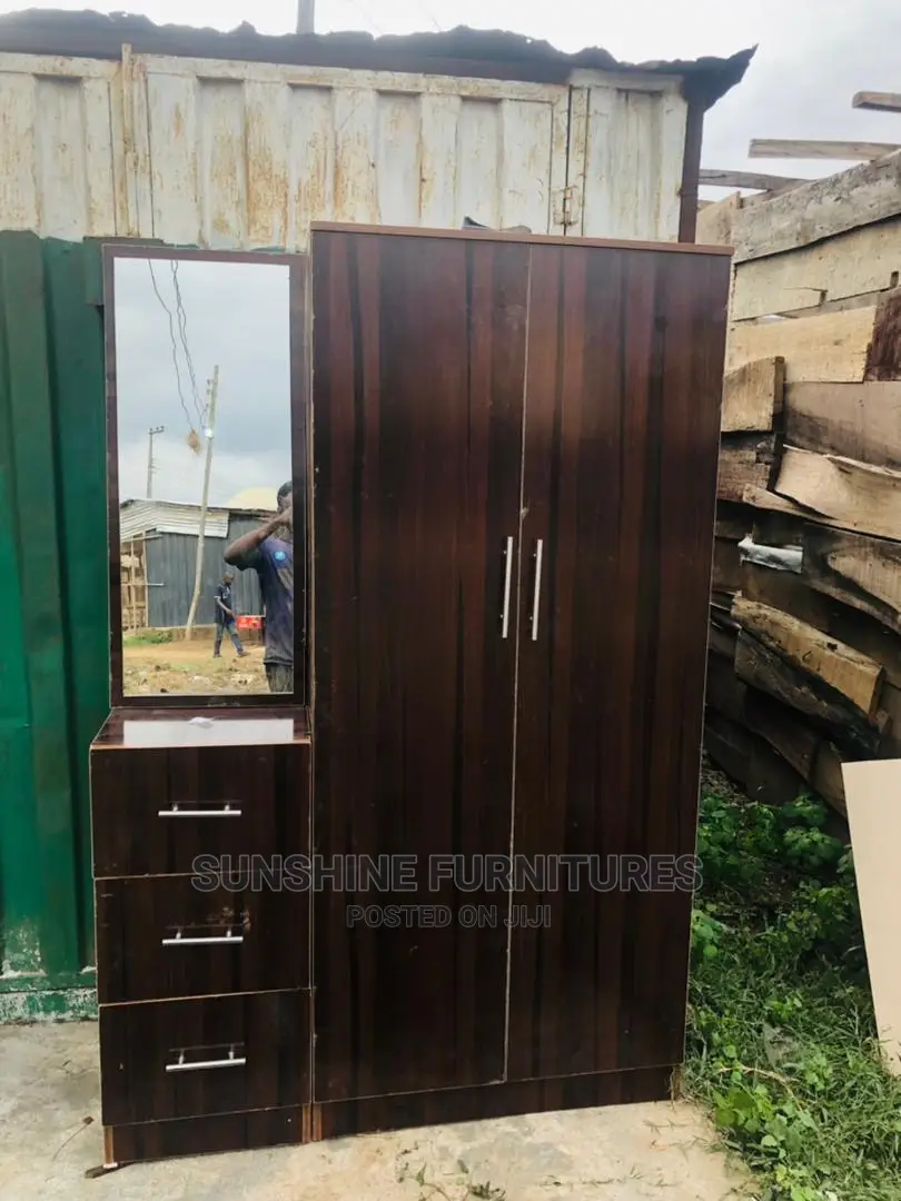 2doors Wardrobe With Dressing Mirror