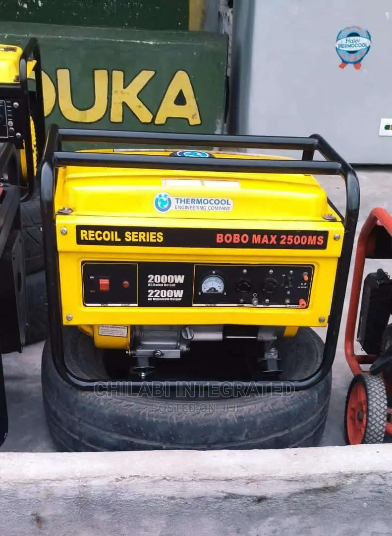 2 Weeks Old Very New 2.5KVA THERMOCOOL BOBO 2500MS Generator