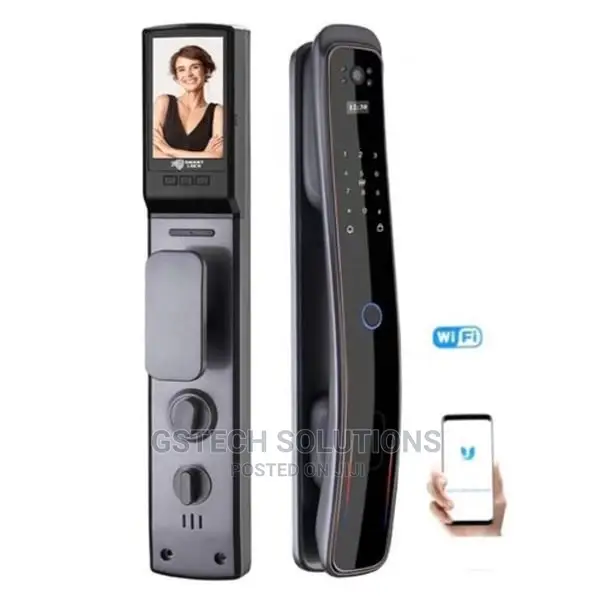 HD Intelligent Biometric Wifi Video Door Lock Tuya, Usmargo