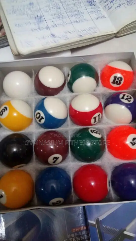 Snooker Balls Numbered 213
