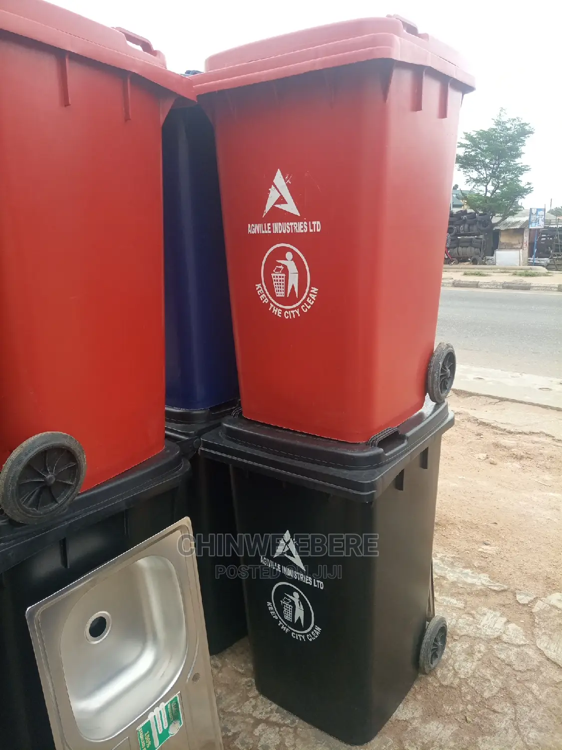 Waste Bin..Thick Big,Strong💪 And Reliable.