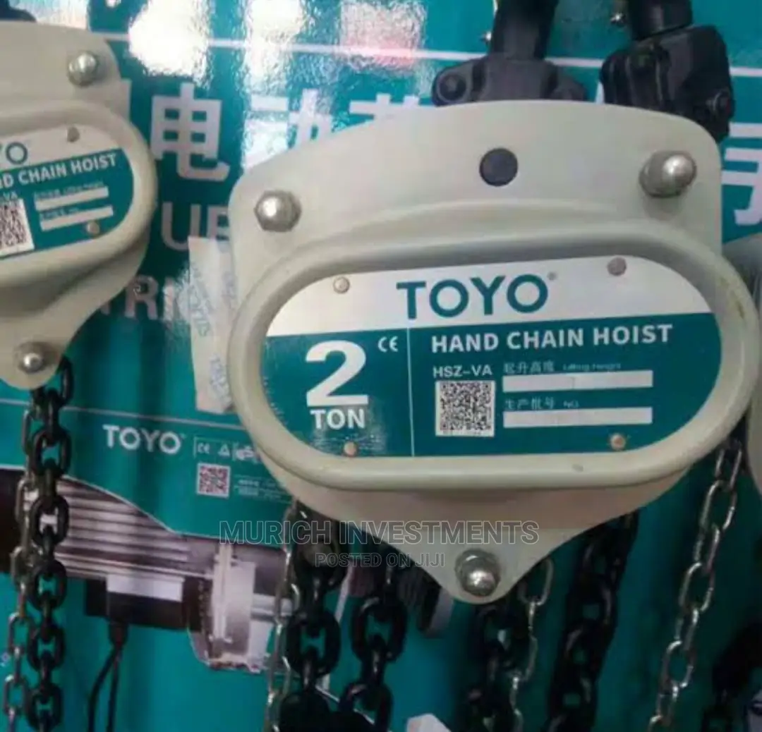 Toyo 2 Ton X 3meter Manual Lifting Hoist Chain Pulley Block