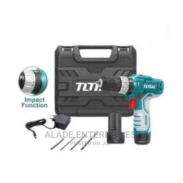 Total 12v Lithium-Ion Impact Drill + Free Total Srew Bit