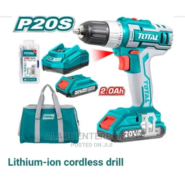 Total Cordless Lithium Battery Drill 20v