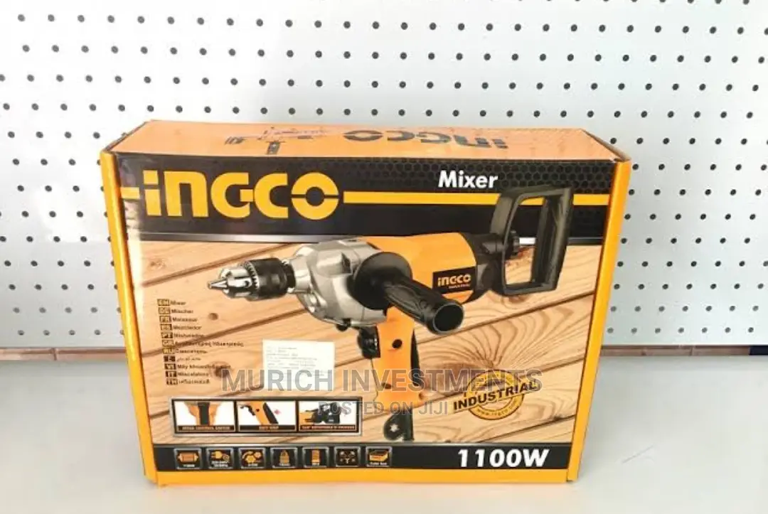 INGCO 2 In 1 Drill And Electric Mixer MX11001
