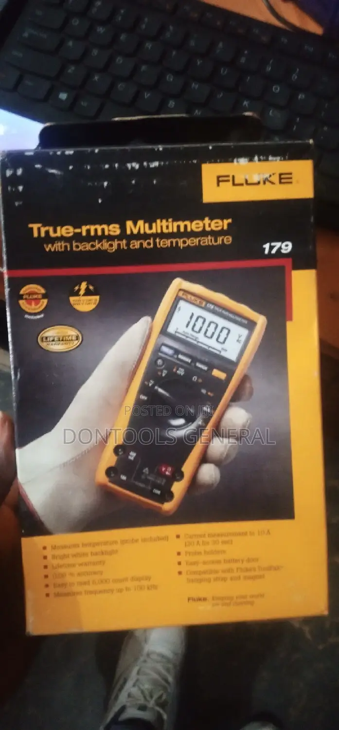 FLUKE 179 TRMS Digital Multimeter With Temperature Reading