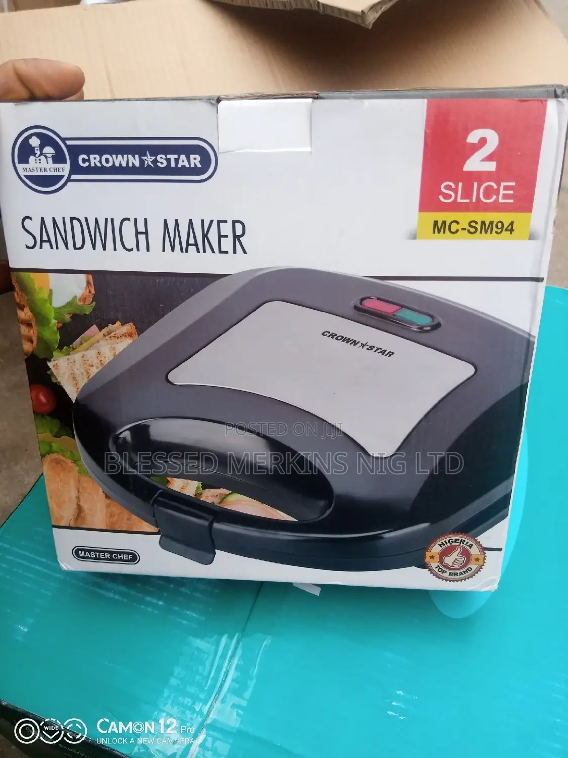 Crownstar Sandwich Maker 2slice