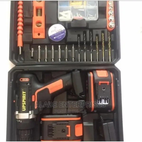 Cordless Rechargeable Battery Drill Machine 34V Double Batt