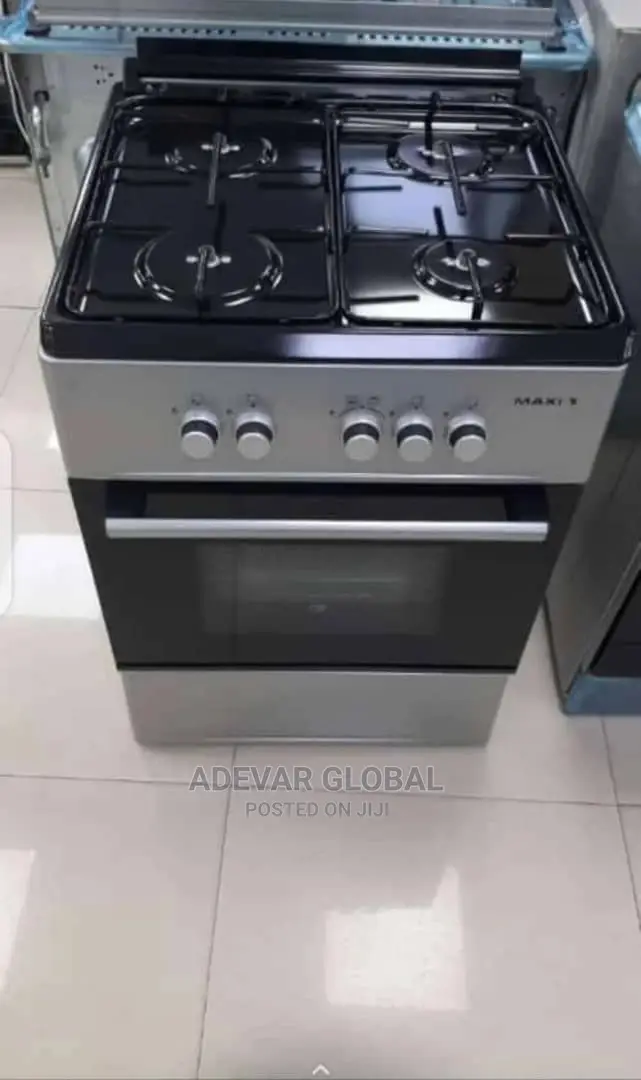 Maxi 4 Gas Cooker Standing Burner 60 X 60 Silver