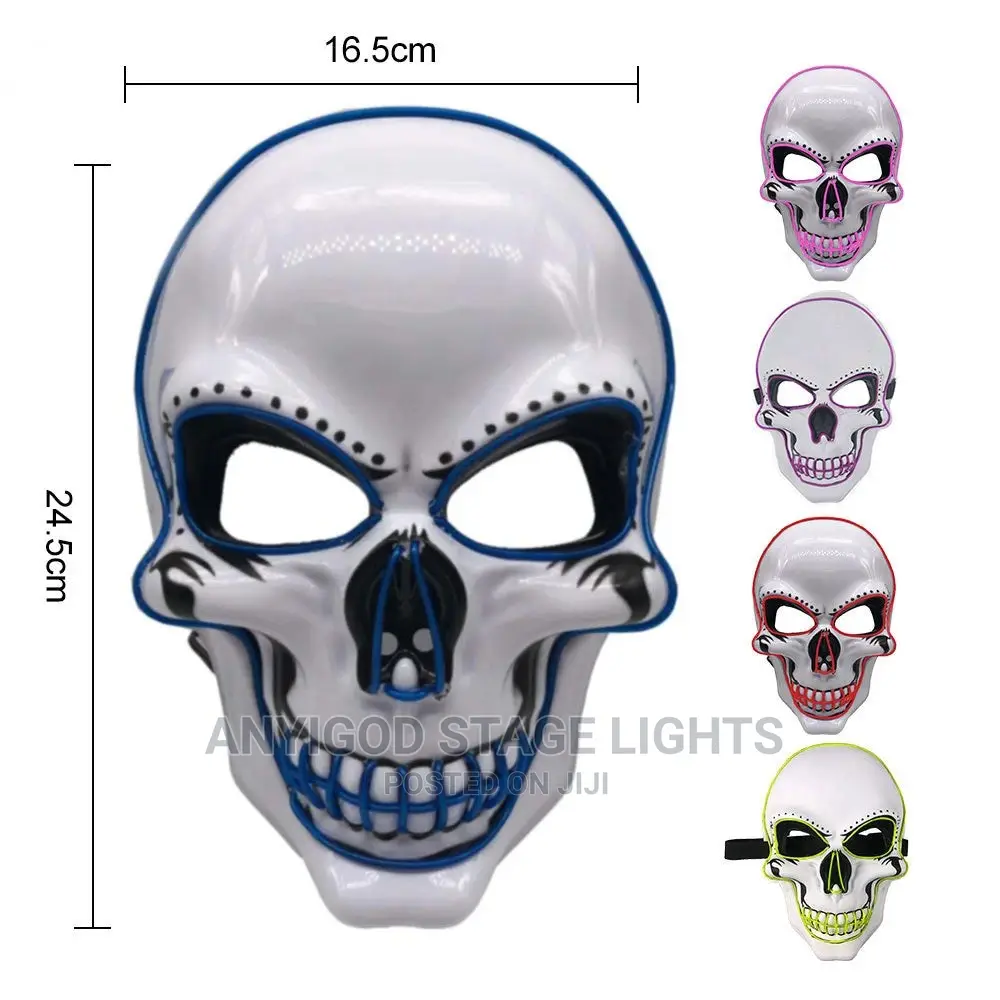 LED Skull Head Mask Halloween