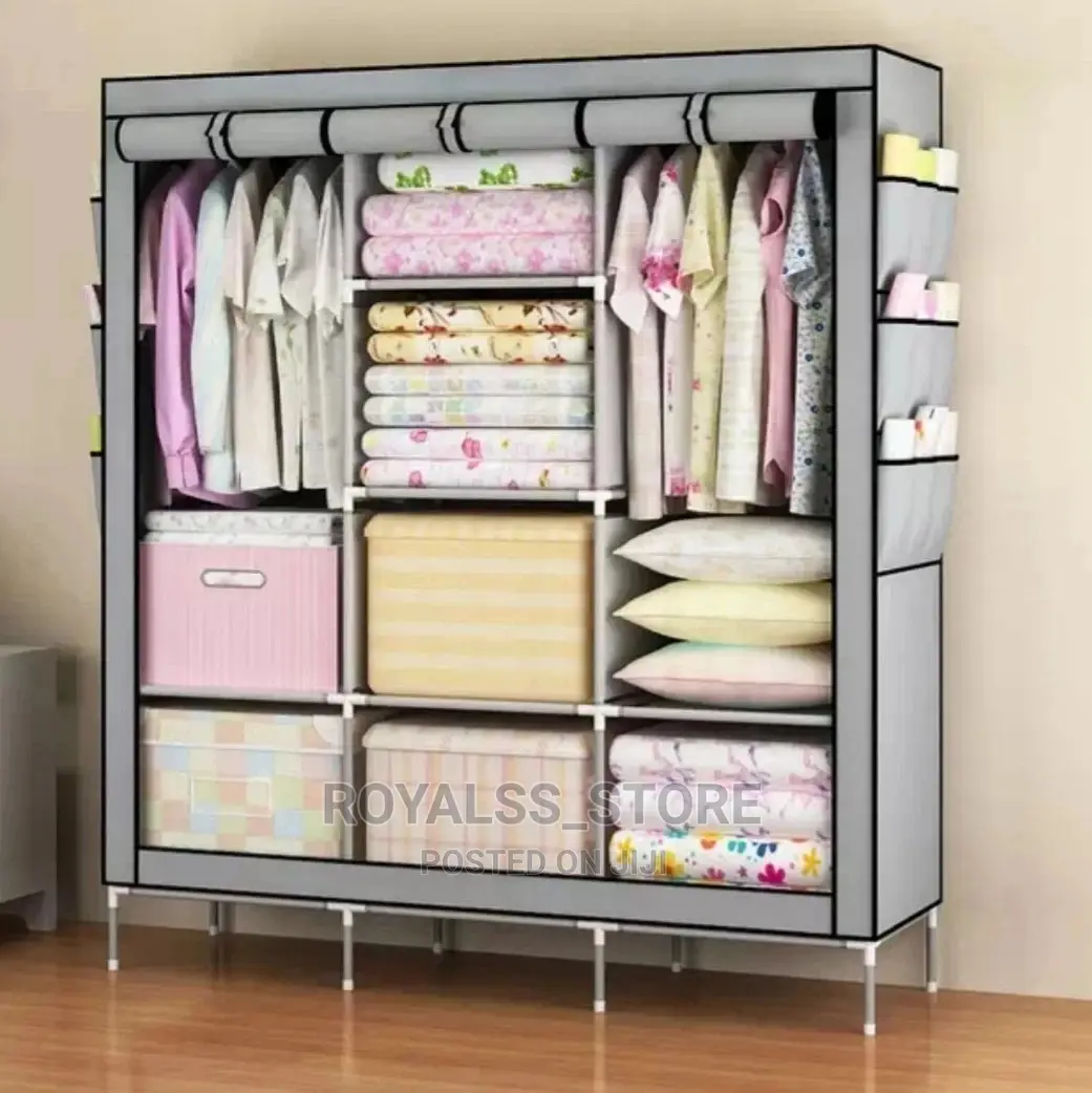 Big Capacity Detachable Wardrobe With Side Storage Pocket