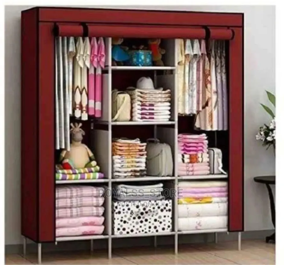 Big Capacity Detachable Wardrobe With Side Storage Pocket