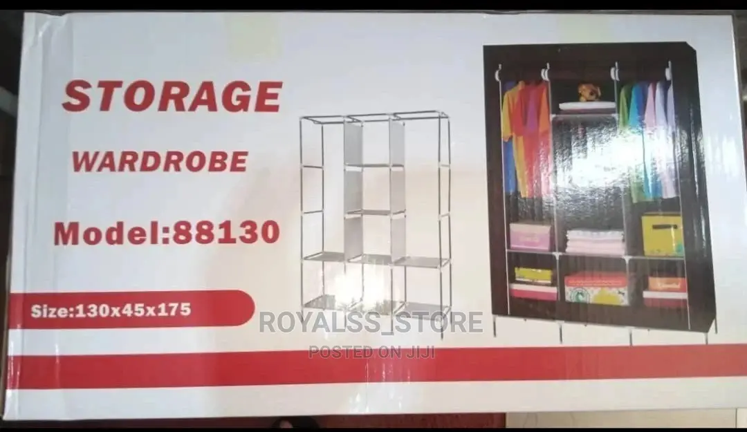Big Capacity Detachable Wardrobe With Side Storage Pocket
