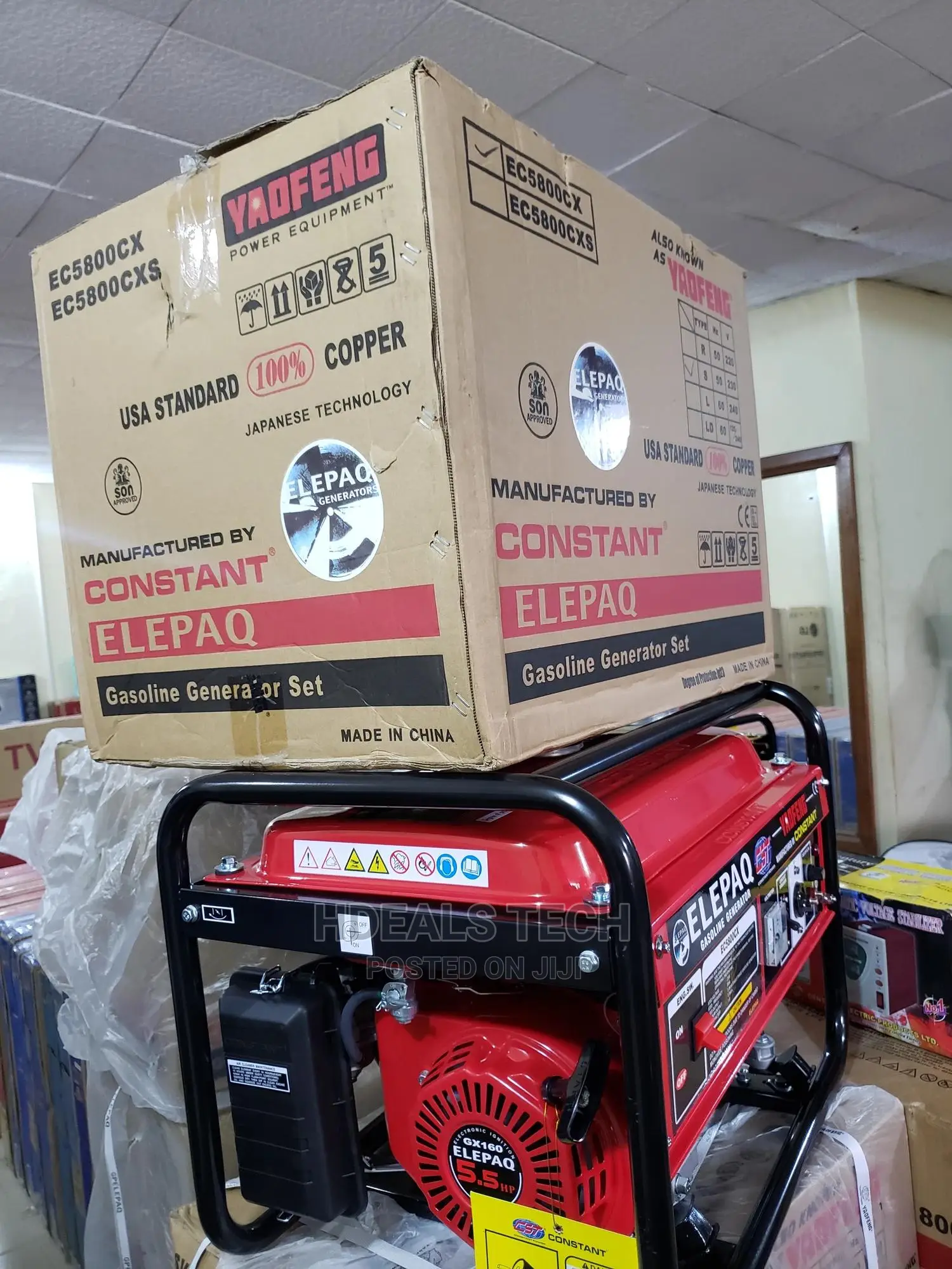 3.5KVA Elepaq Constant Manual Start Generator-Durable