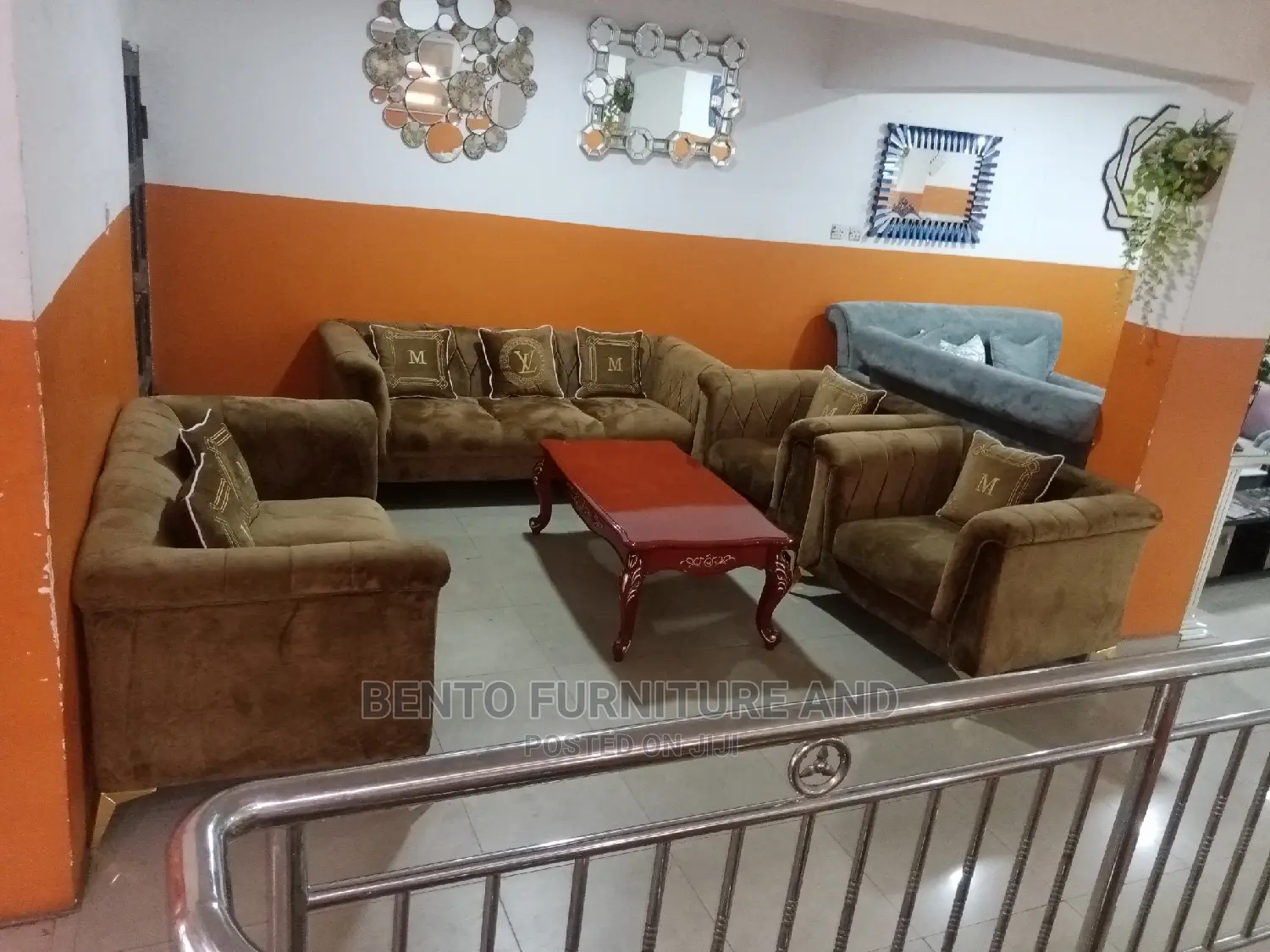 Fabrics 7 Seaters Sofa