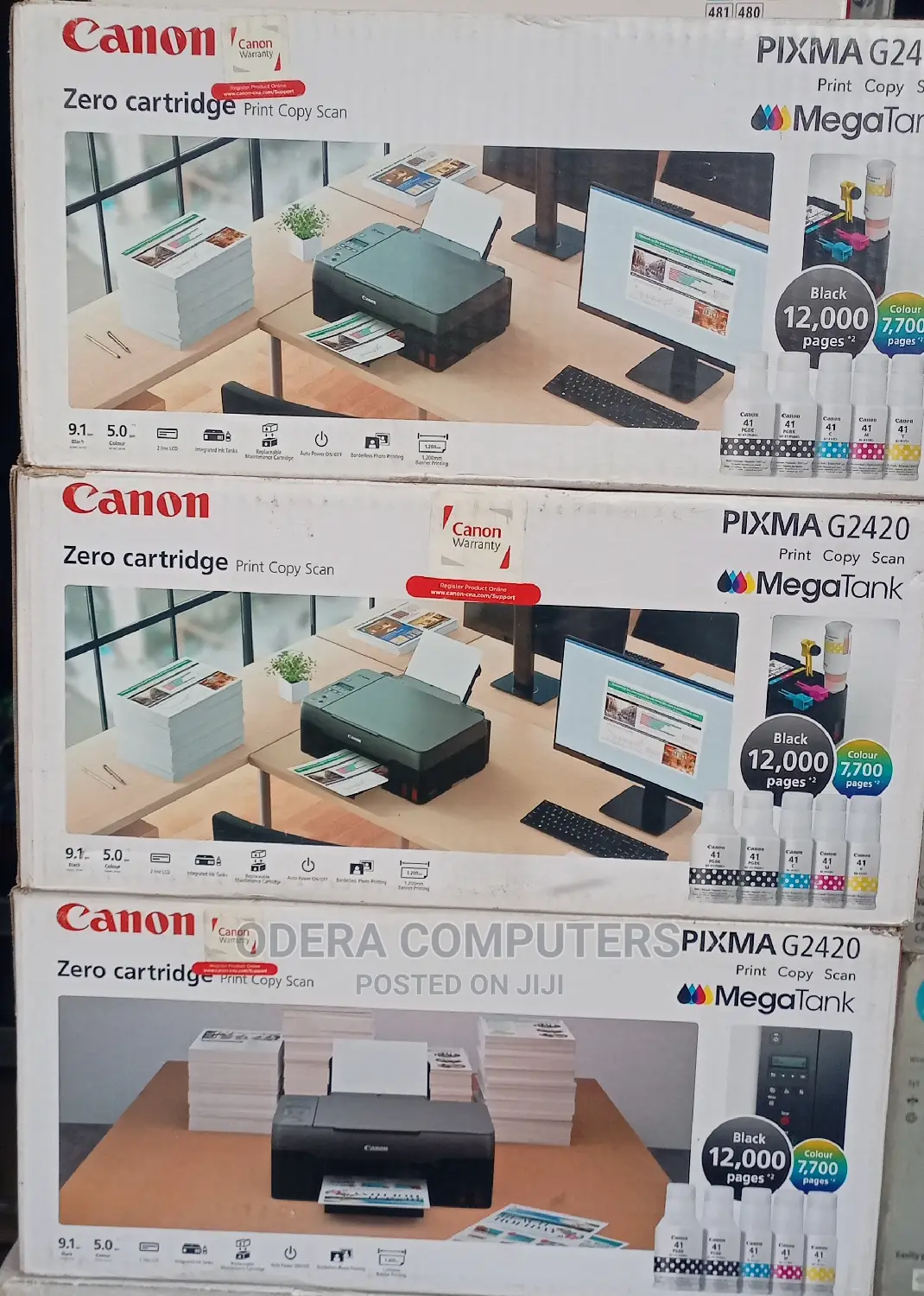Canon Zero Cartridge Pixma G2420