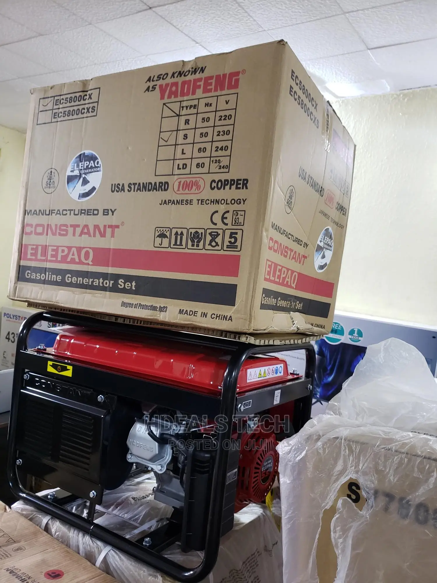 Ec5800cx Constant Yaofeng Gasoline Generator-Elepaq
