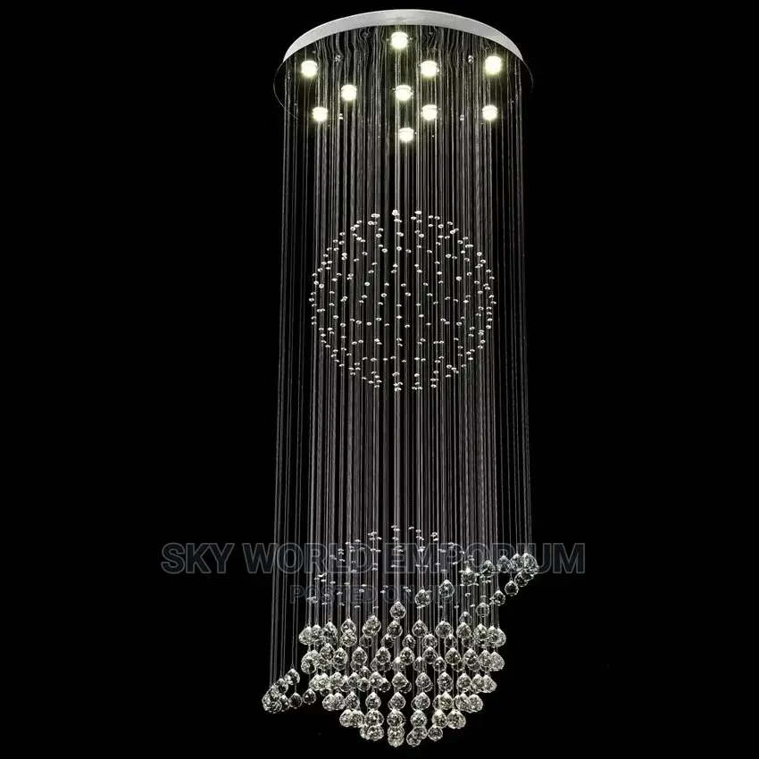 Crystal Long Chandelier