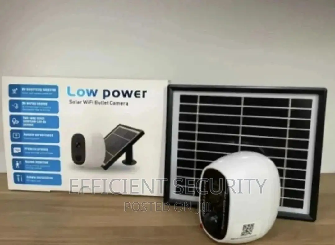 CCTV Solar Indoor WIFI Surveillance IP Camera