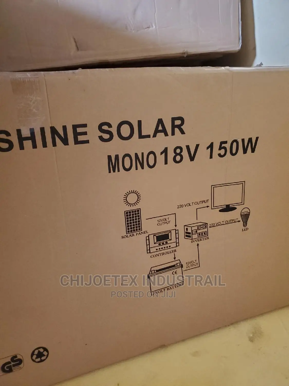 Solar Panel 150watt Mono 18v