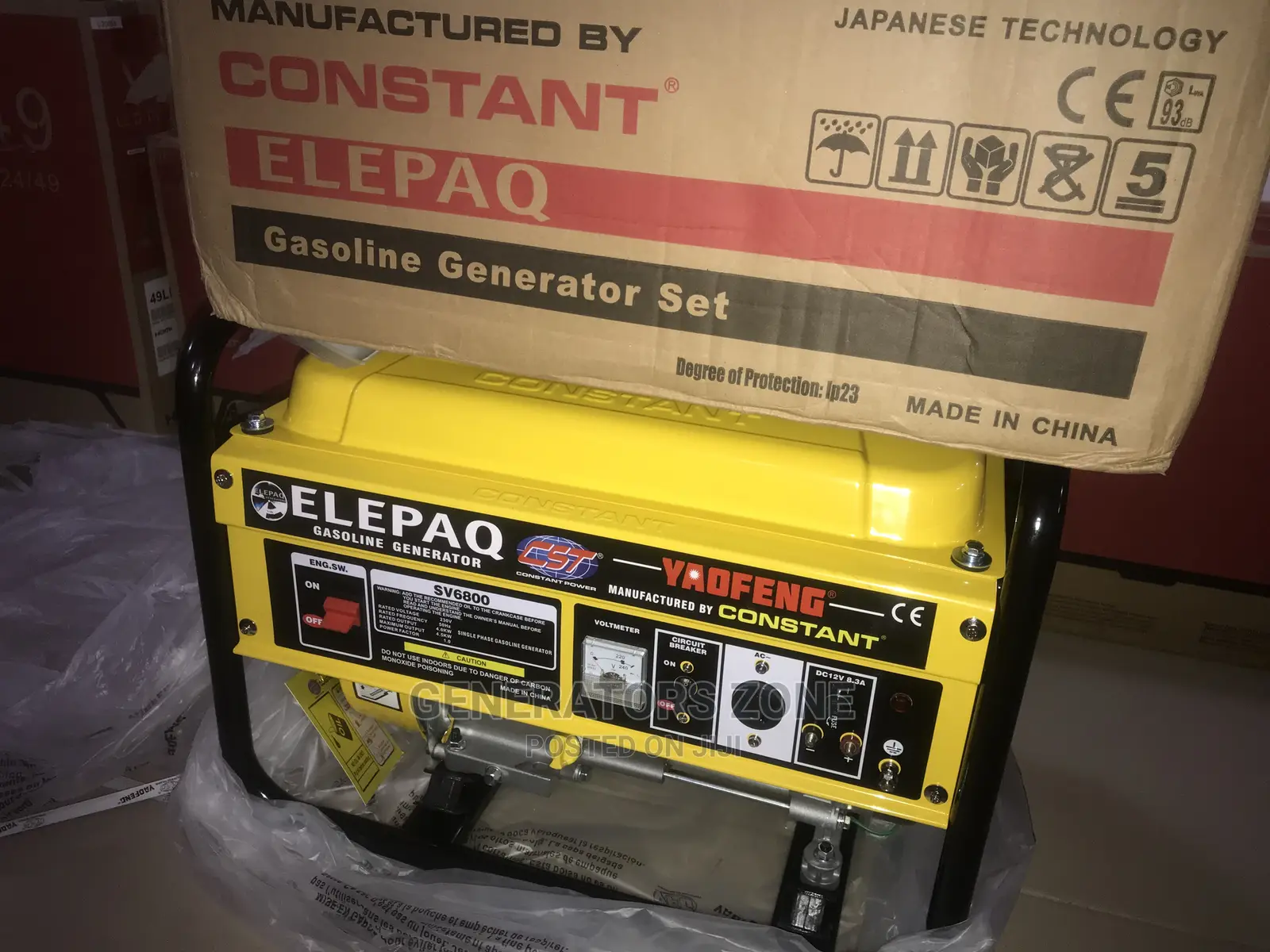 Sv6800 Elepaq Constant Manual 4.5kva Full Copper Generator