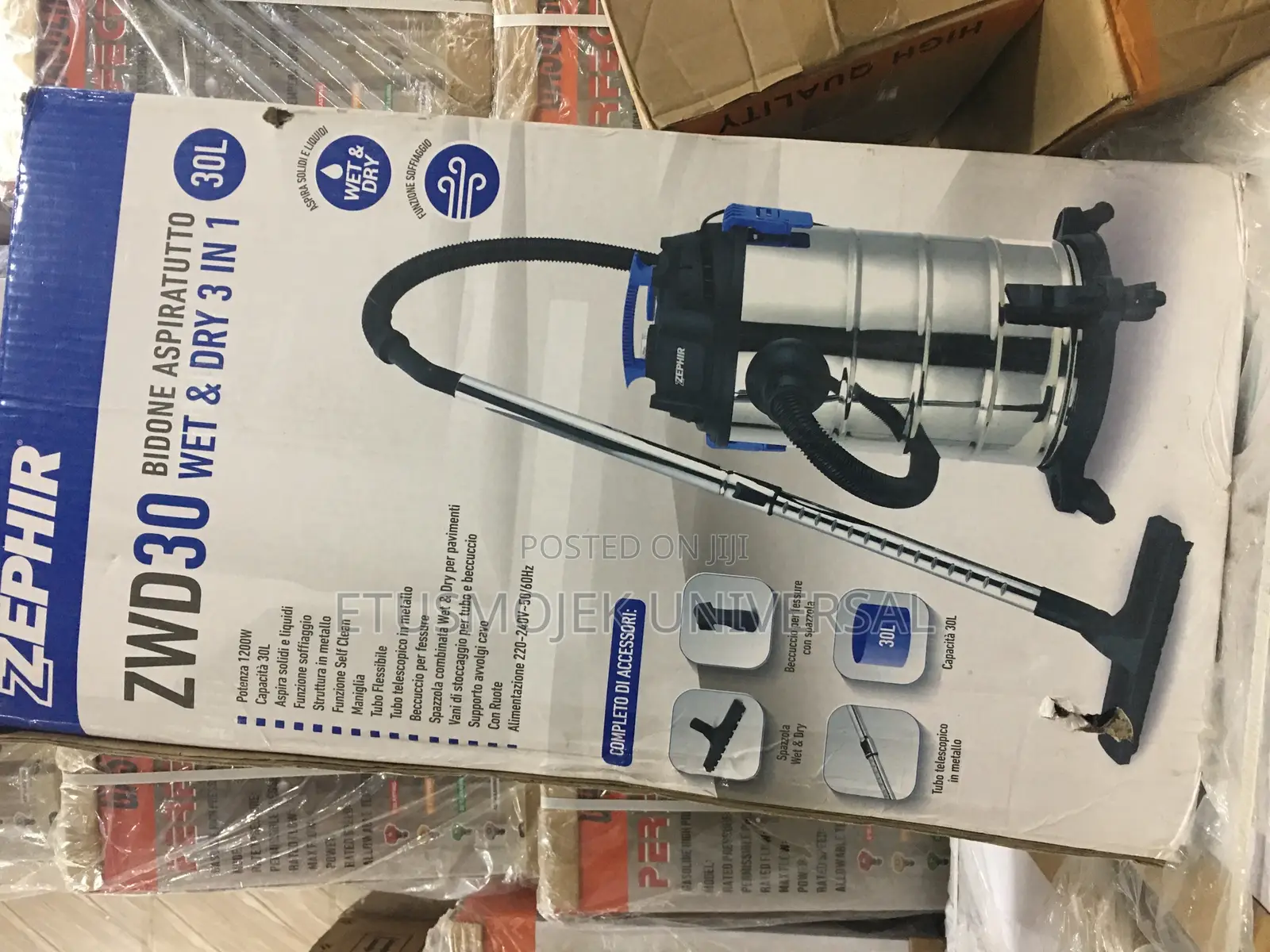 3in1 Wet and Dry Vacuum Cleaner/30l