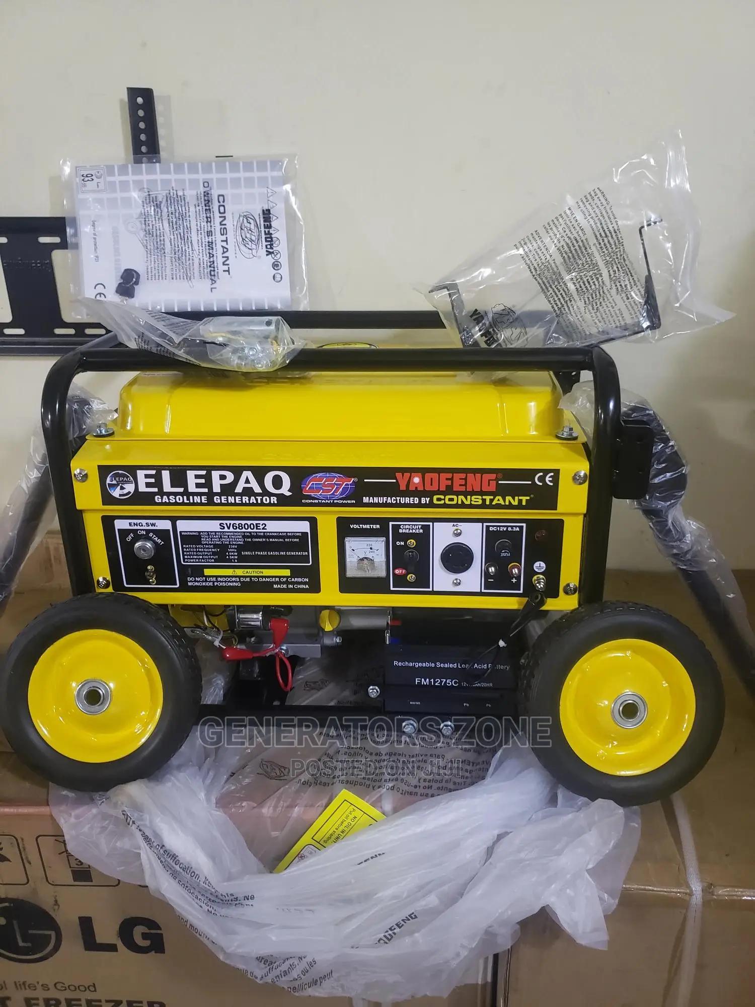 Elepaq Constant 4.5KVA Key Start Generator-Original