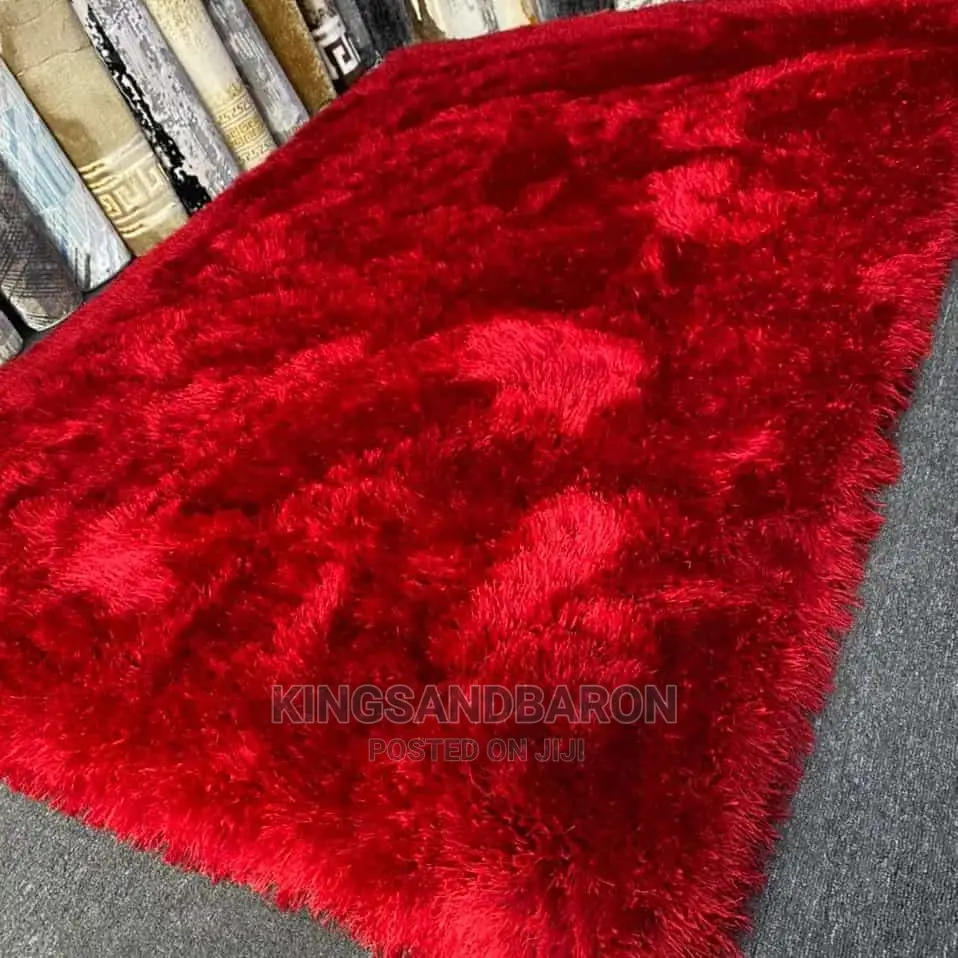 5x7fts Wine VIP Silk Shaggy Turkey Rug(3x5,4x6,7*10 8×11)