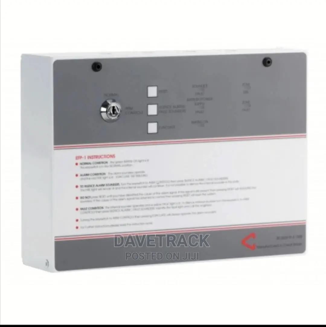C.Tec Fire Alarm 2 Zones Control Panel With Metal Body