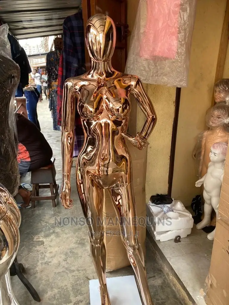 Rose Gold Size 8 Body Faceless Mannequin With Hand Posture
