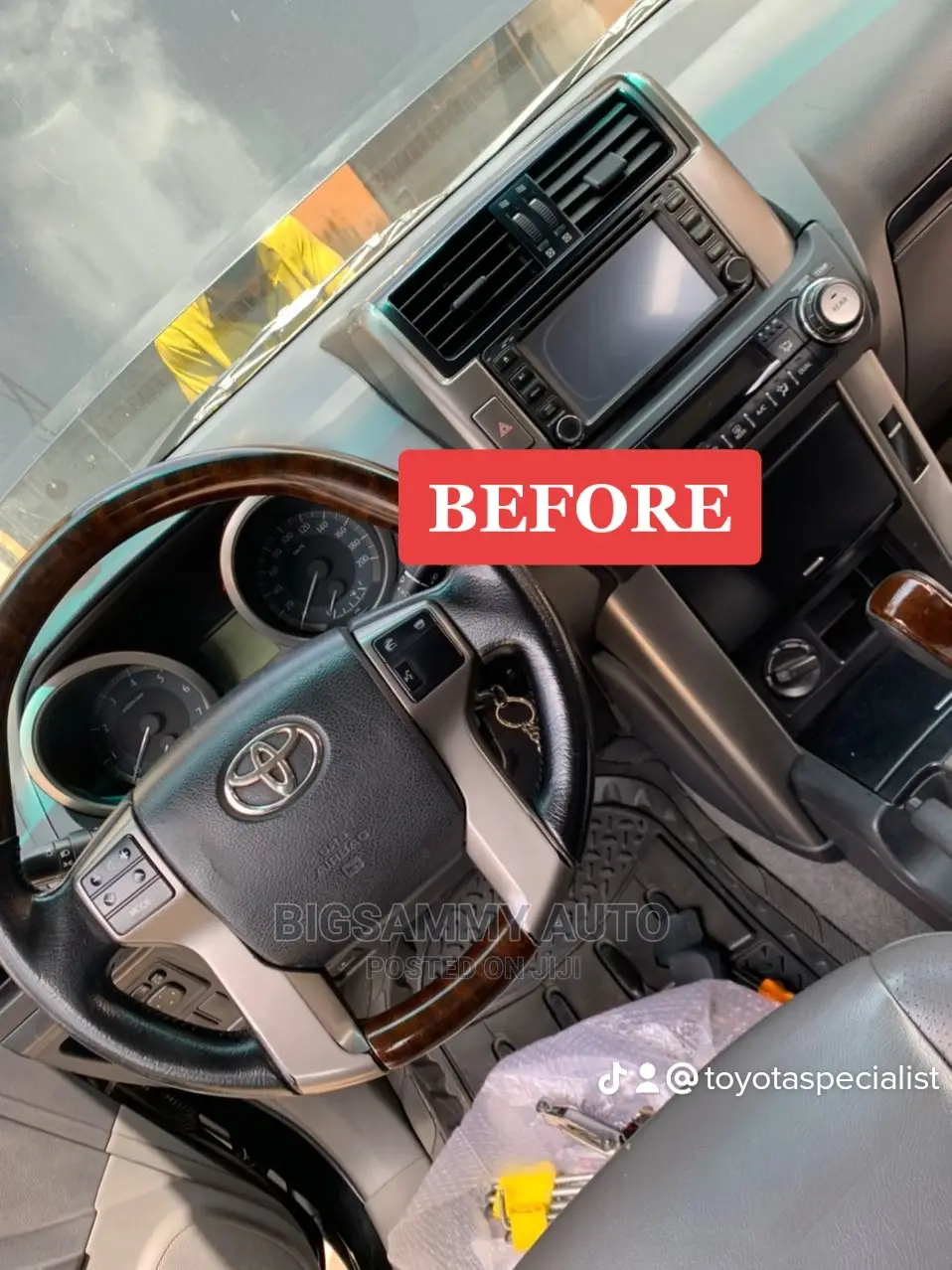 Prado Interior Kit, Console, Android And Steering Wheel