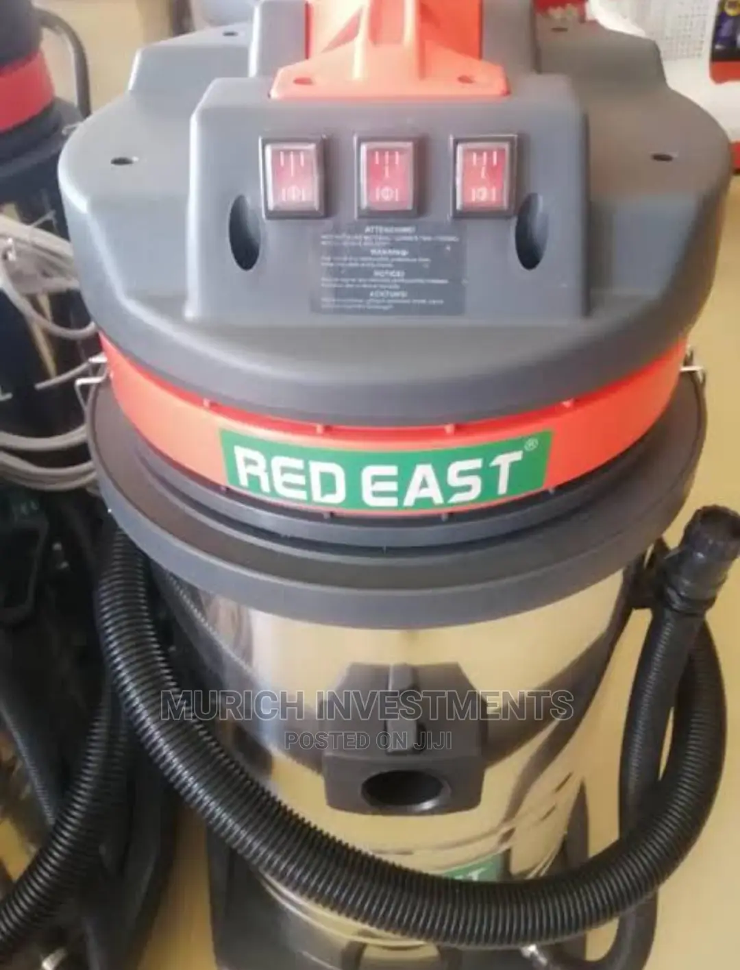 80l Industrial Vacuum Cleaner Red East