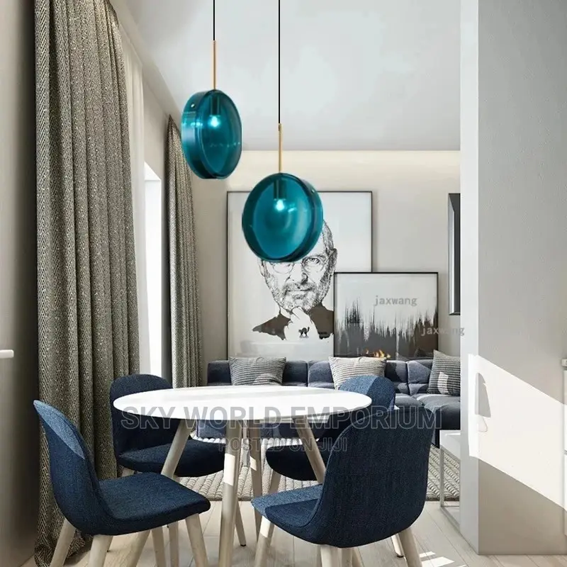 Modern Glass Dropping Light