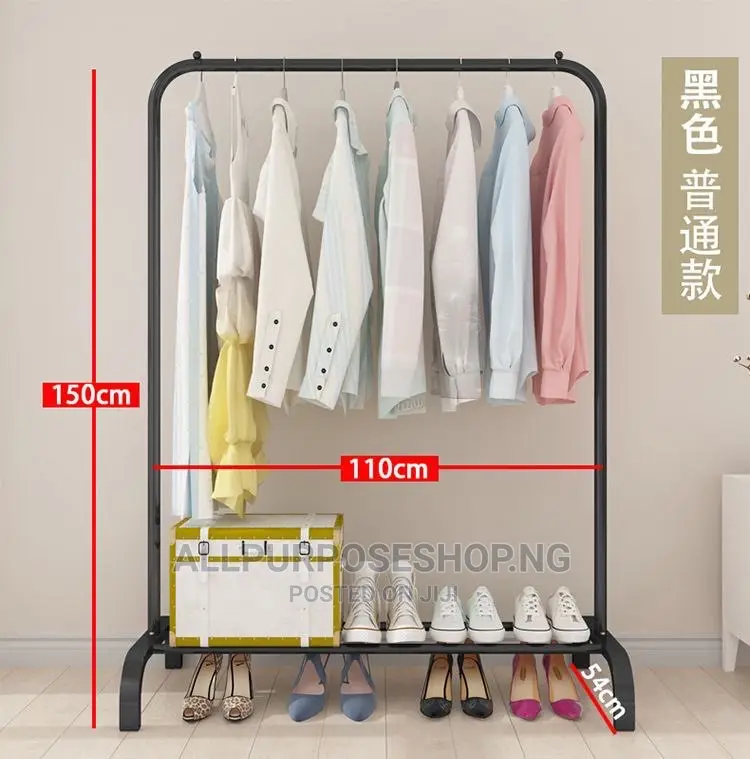 Single Pole Garment Rack