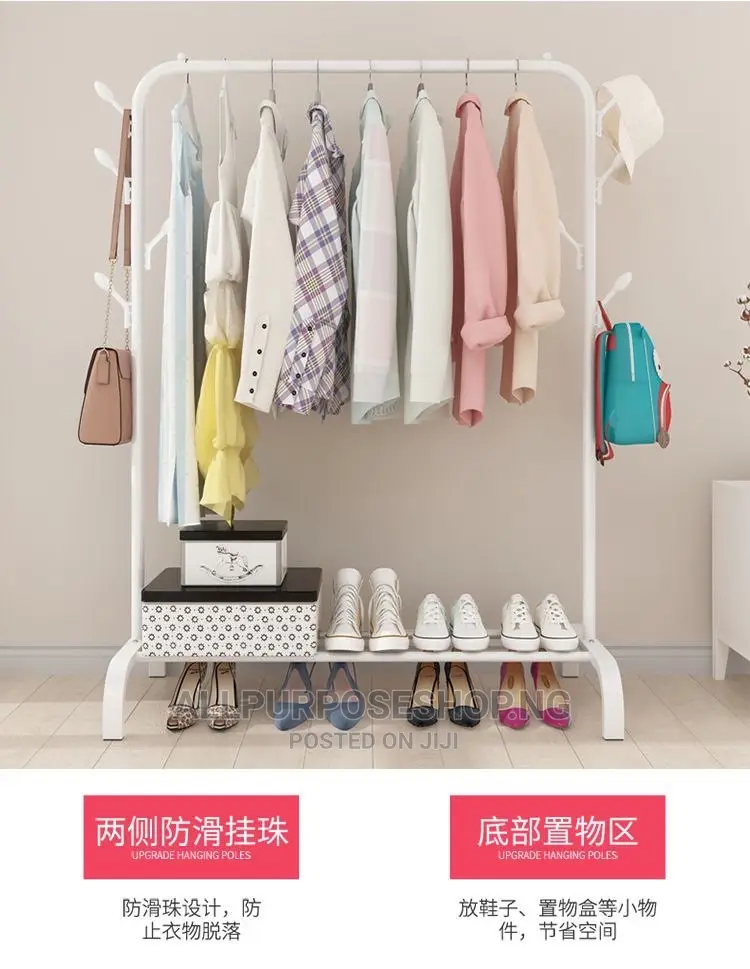 Single Pole Garment Rack