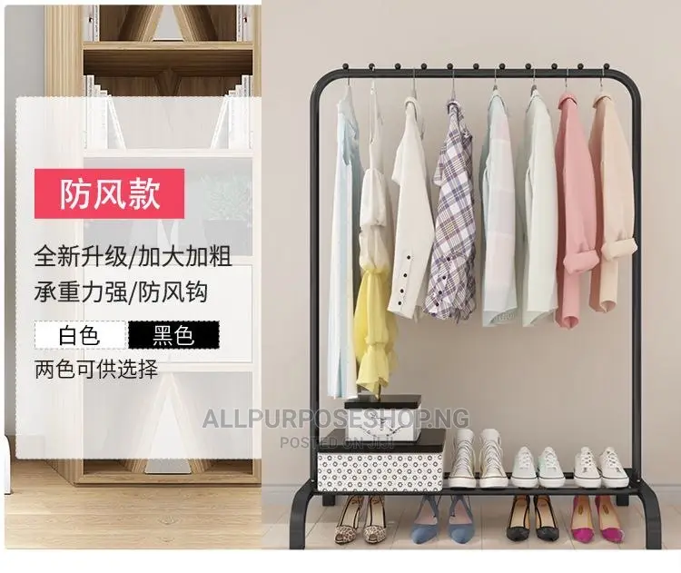 Single Pole Garment Rack