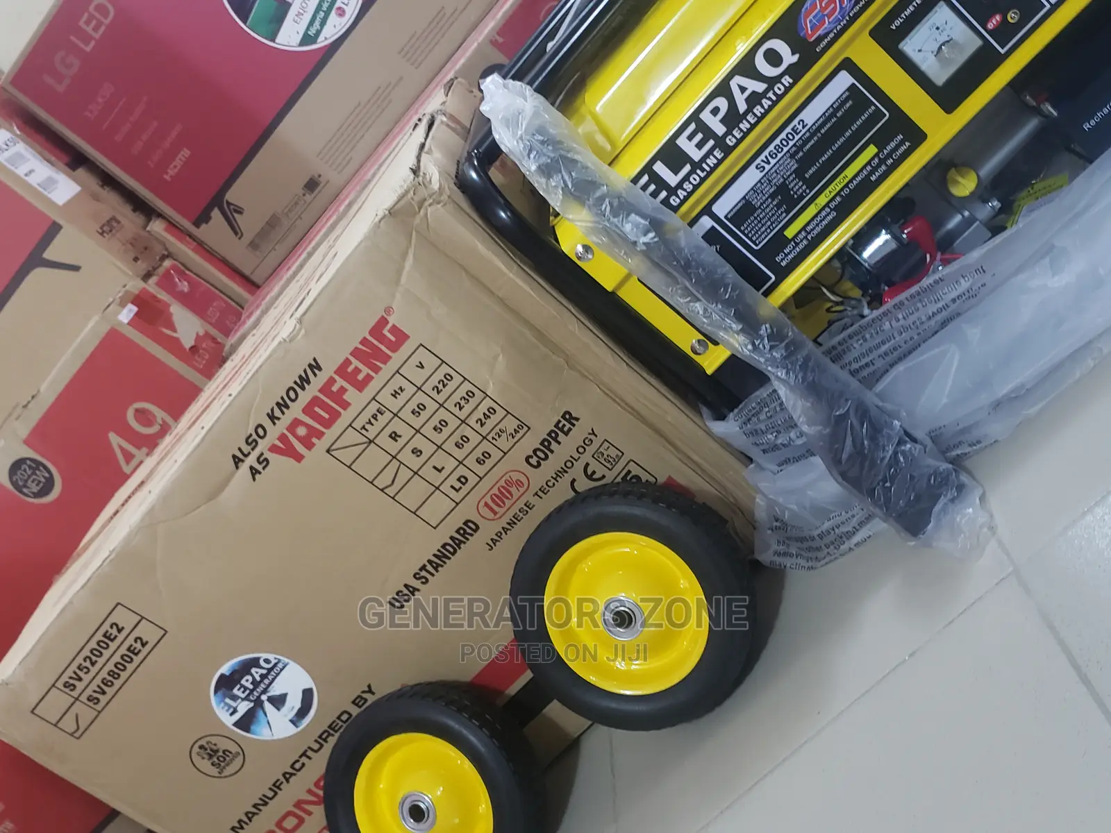 4.5kvasv6800e2 Elepaq Constant Keystarter BRANDNEW Generator