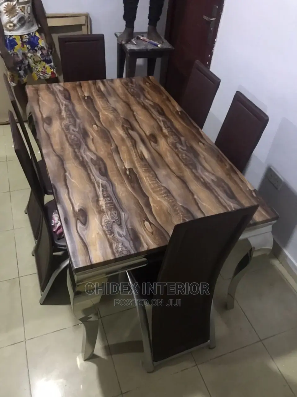 Marble Dining Table 6 Seater