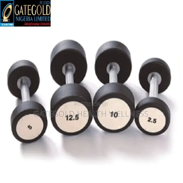 Rubber Dumbbell 5kg (Pair) MDK-10118-5
