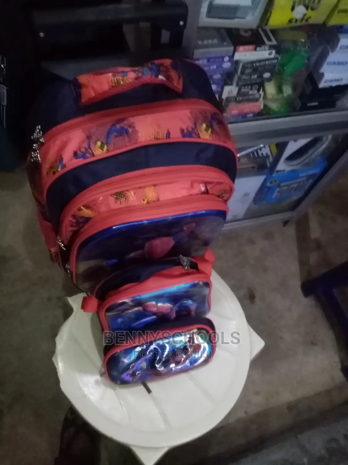 Spiderman 3 in 1 Kids Children's Trolley School Bag