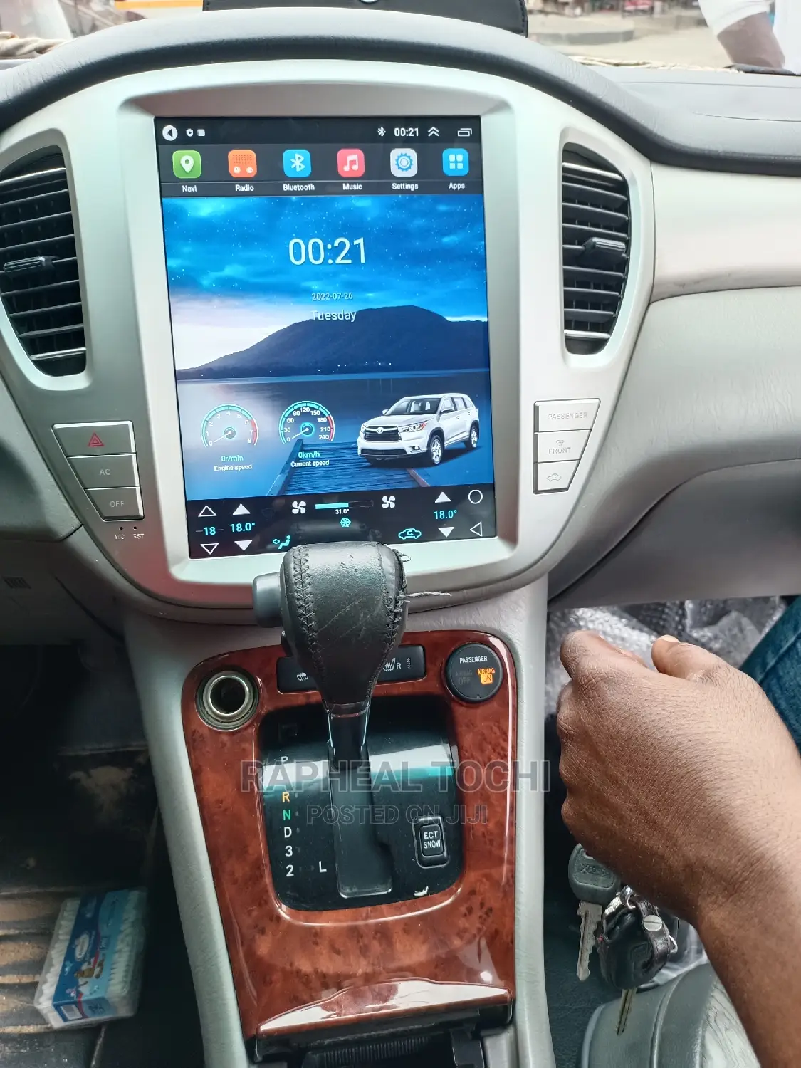 Toyota Highlander 2002 to 2007 Android