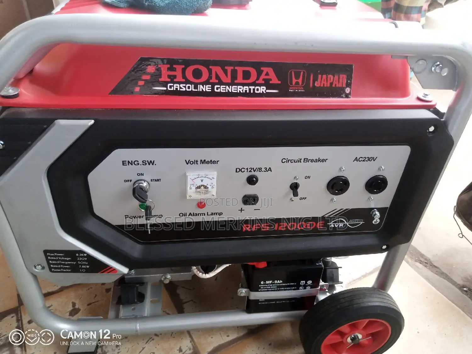 Honda Petrol Generator 8kva