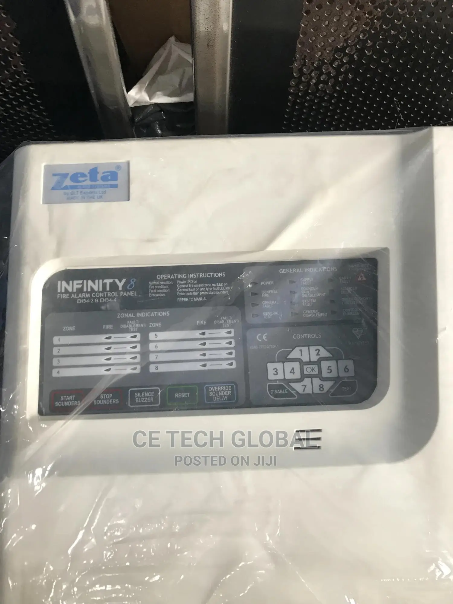Zeta 4zone Fire Alarm Panel