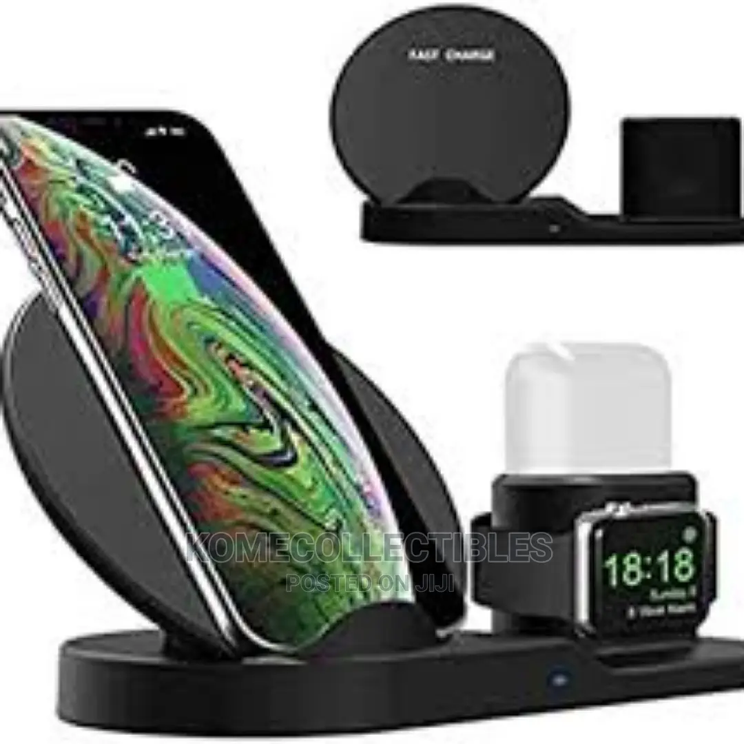 3 in 1 Wireless Charger for Phones, Airpods and Smartwatches